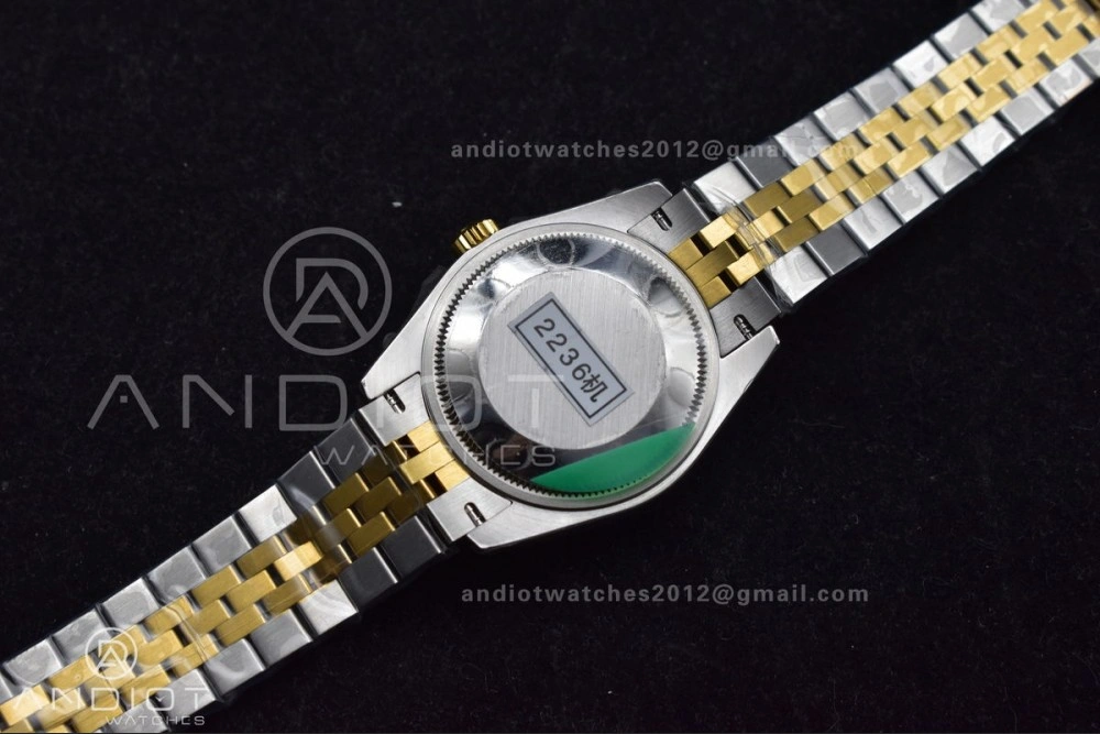 DateJust 31 Ladies 278271 GSF 316L Steel White Dial Roman Markers on YG President Bracelet