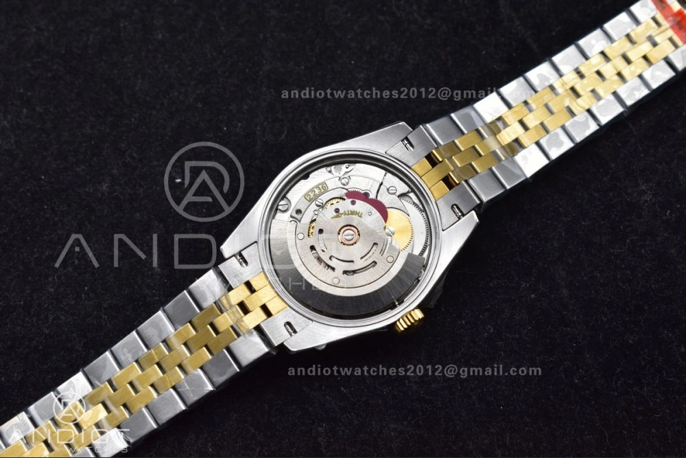 DateJust 31 Ladies 278271 GSF 316L Steel White Dial Roman Markers on YG President Bracelet