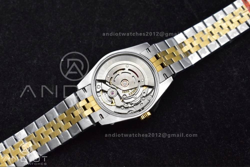 DateJust 31 Ladies 278271 GSF 316L Steel White Dial Roman Markers on YG President Bracelet