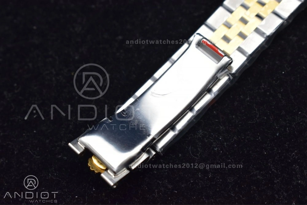 DateJust 31 Ladies 278289 WF 316L Steel Green Dial Fluted Bezel and Markers on President Syle Bracelet