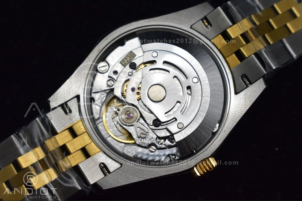 DateJust 31 Ladies 278289 WF 316L Steel Green Dial Fluted Bezel and Markers on President Syle Bracelet