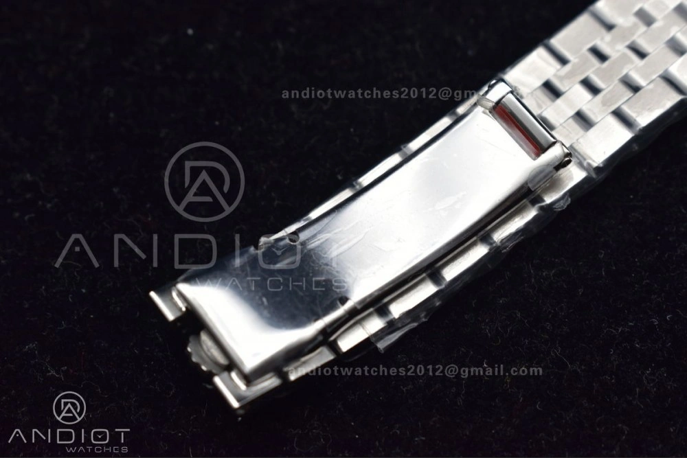 DateJust 31 Ladies 278289 WF 316L Steel Green Dial Stick Markers on President Syle Bracelet