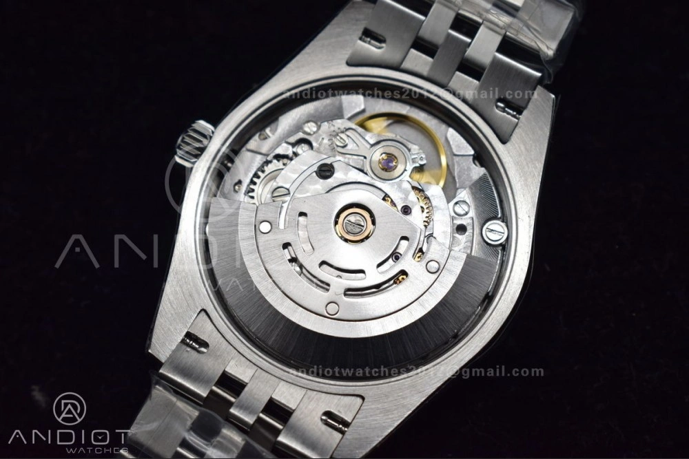 DateJust 31 Ladies 278289 WF 316L Steel Green Dial Stick Markers on President Syle Bracelet