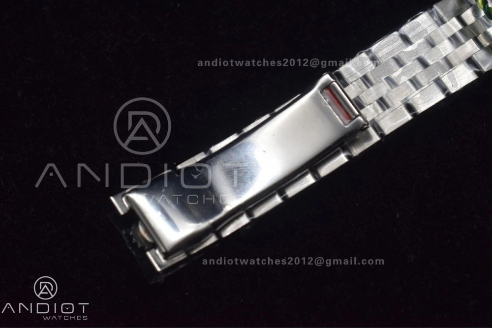 DateJust 31 Ladies 278289 WF 316L Steel White Dial Fluted Bezel On President Syle Bracelet