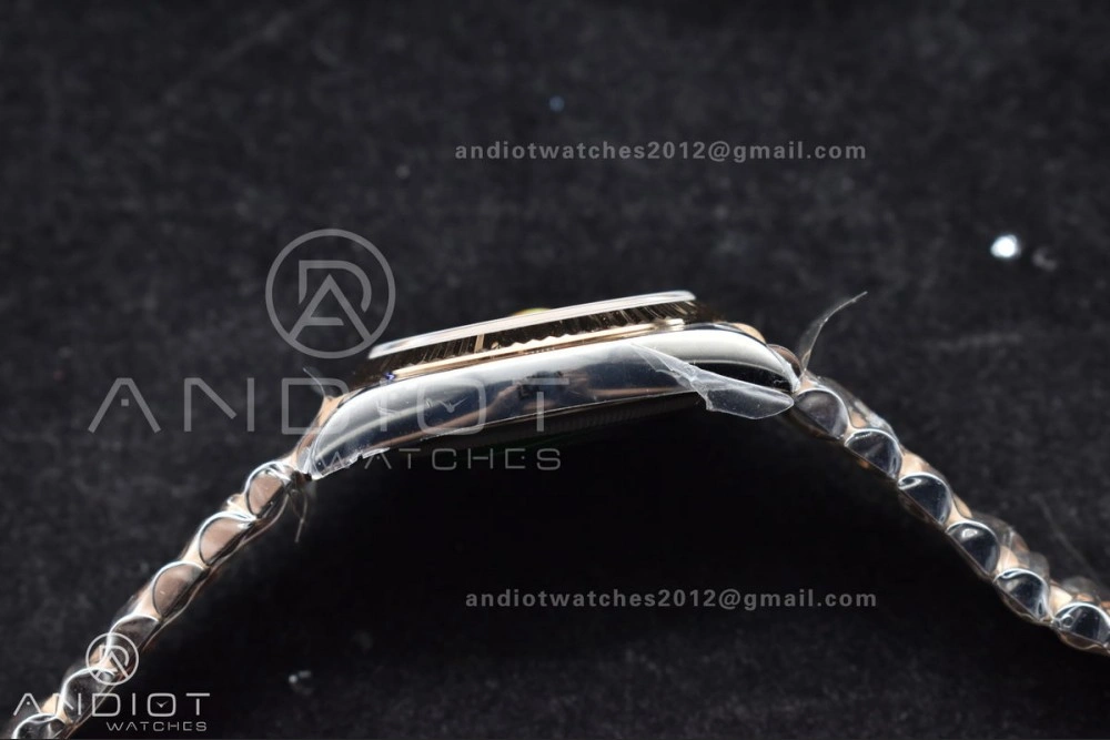 DateJust 36 126231 Clean 1:1 Best Edition 904L Steel Gray DIal Green Roman Marker on SS RG Jubilee Bracelet VR3235