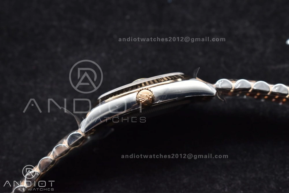 DateJust 36 126231 Clean 1:1 Best Edition 904L Steel Gray DIal Green Roman Marker on SS RG Jubilee Bracelet VR3235