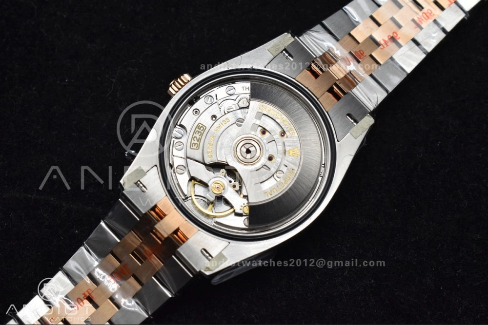 DateJust 36 126231 Clean 1:1 Best Edition 904L Steel Gray DIal Green Roman Marker on SS RG Jubilee Bracelet VR3235