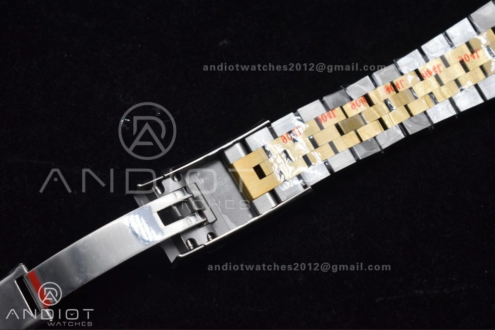 DateJust 36 126233 Clean 1:1 Best Edition 904L Steel Black Diamonds Dial on SS YG Jubilee Bracelet VR3235