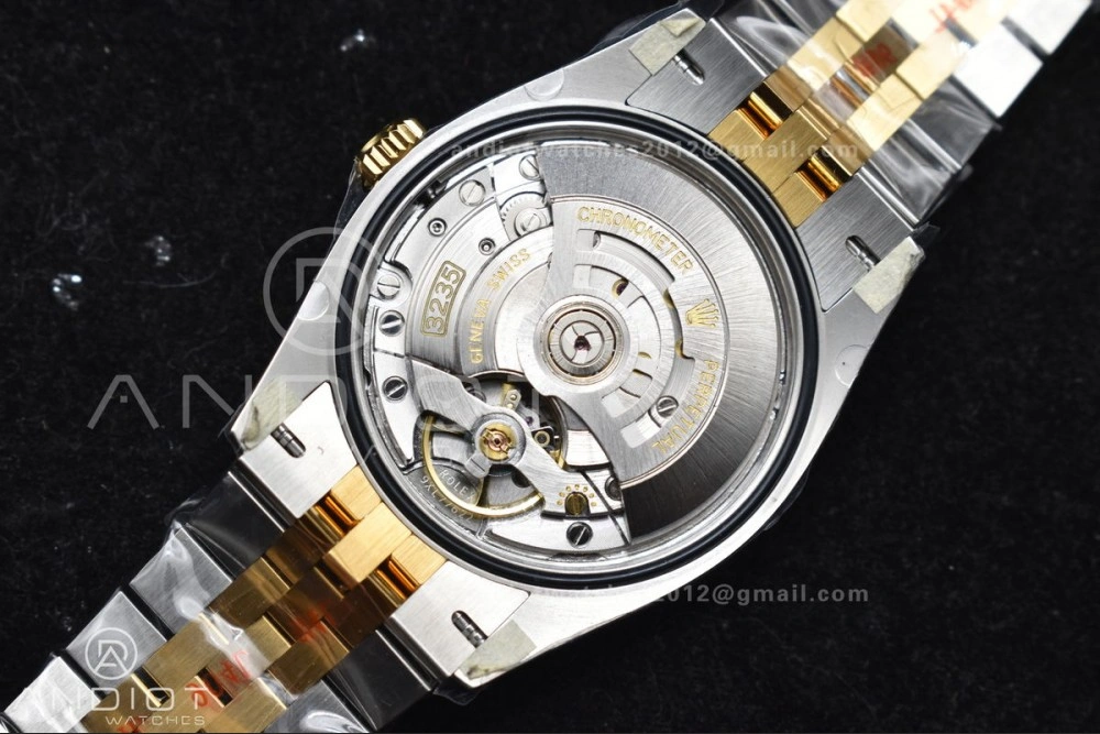 DateJust 36 126233 Clean 1:1 Best Edition 904L Steel Black Diamonds Dial on SS YG Jubilee Bracelet VR3235