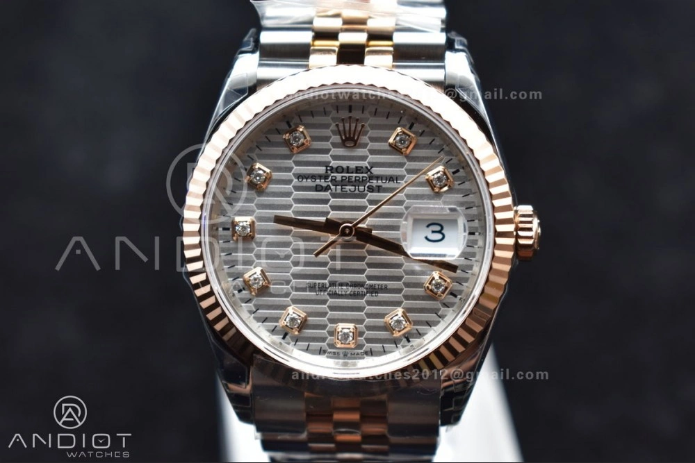 DateJust 36 126234 904L SS VSF 1:1 Best Edition Silver Dial Diamond Markers On Jubilee Bracelet VS3235