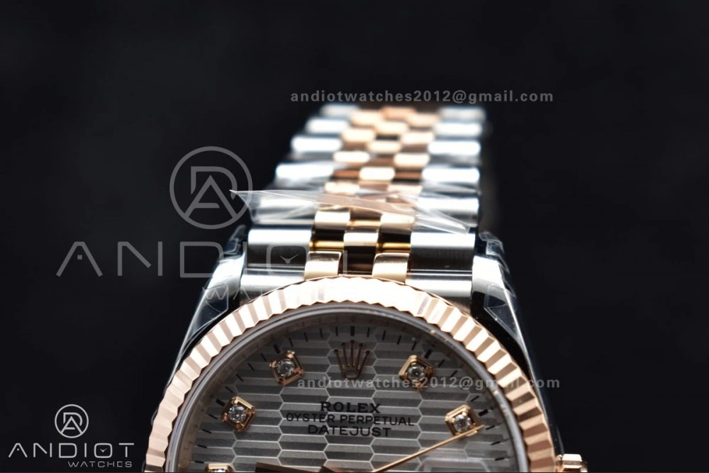 DateJust 36 126234 904L SS VSF 1:1 Best Edition Silver Dial Diamond Markers On Jubilee Bracelet VS3235