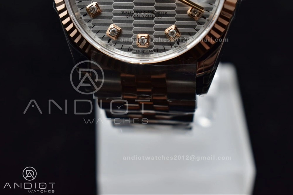 DateJust 36 126234 904L SS VSF 1:1 Best Edition Silver Dial Diamond Markers On Jubilee Bracelet VS3235