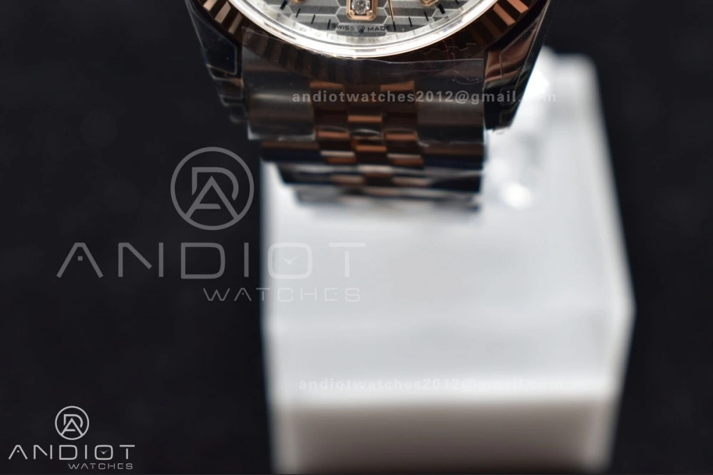 DateJust 36 126234 904L SS VSF 1:1 Best Edition Silver Dial Diamond Markers On Jubilee Bracelet VS3235