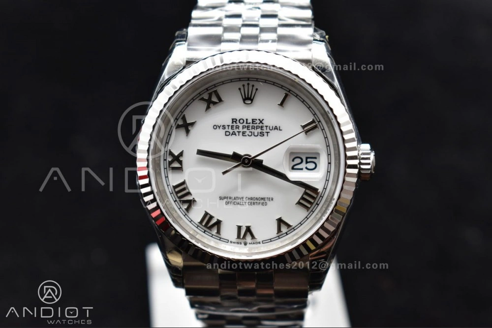 DateJust 36 126234 904L SS VSF 1:1 Best Edition White Dial Roman Markers on Jubilee Bracelet VS3235