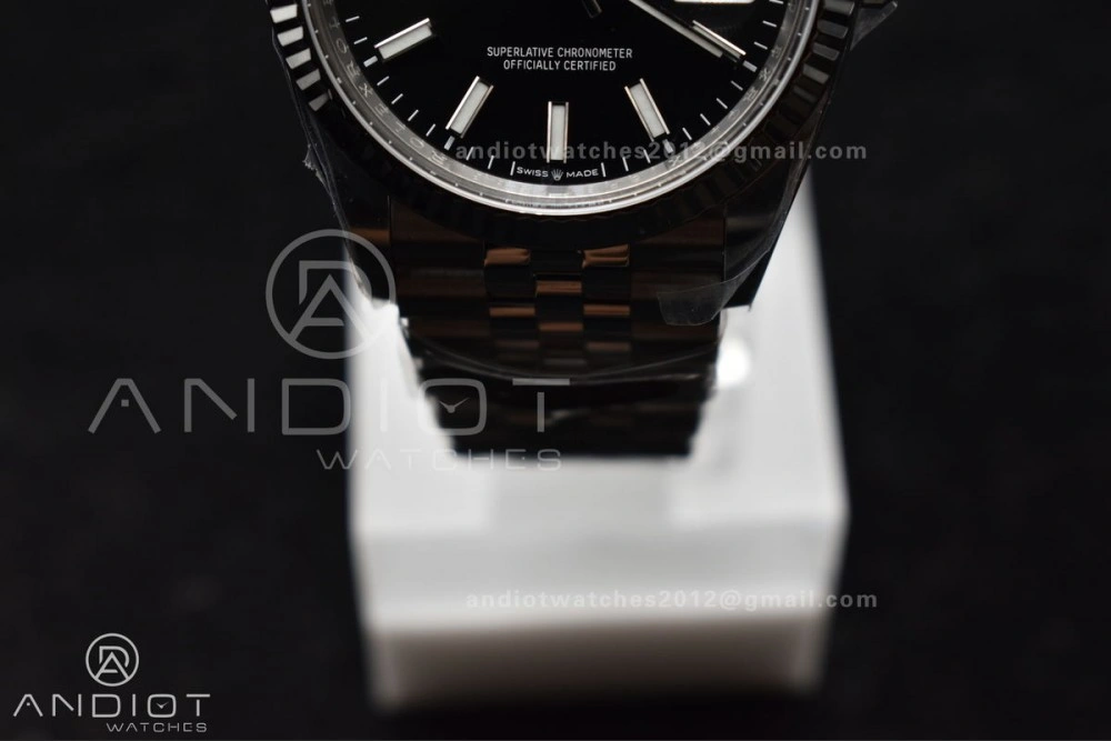 DateJust 36 126234 Clean 1:1 Best Edition 904L Steel Black Stick Dial on Jubilee Bracelet VR3235