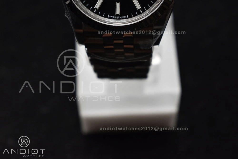 DateJust 36 126234 Clean 1:1 Best Edition 904L Steel Black Stick Dial on Jubilee Bracelet VR3235