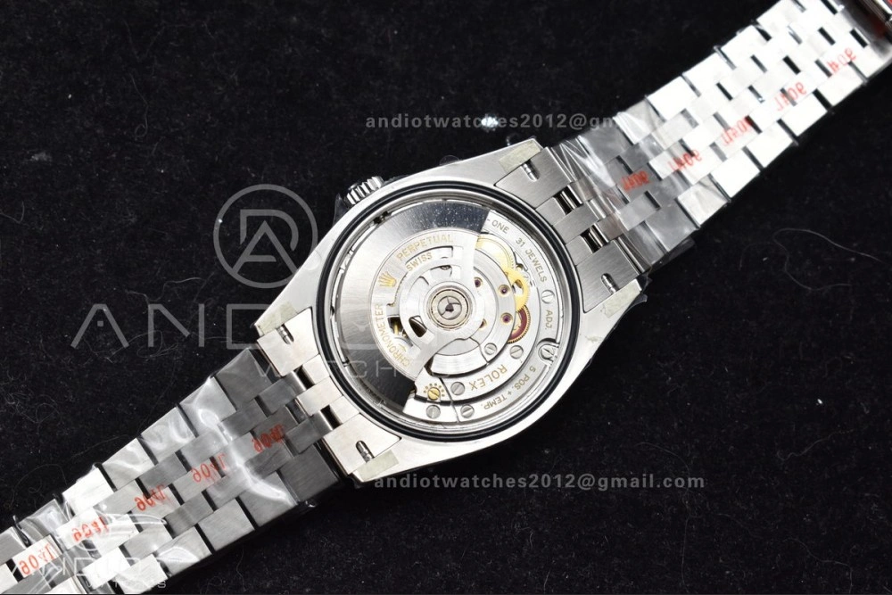 DateJust 36 126234 Clean 1:1 Best Edition 904L Steel Black Stick Dial on Jubilee Bracelet VR3235