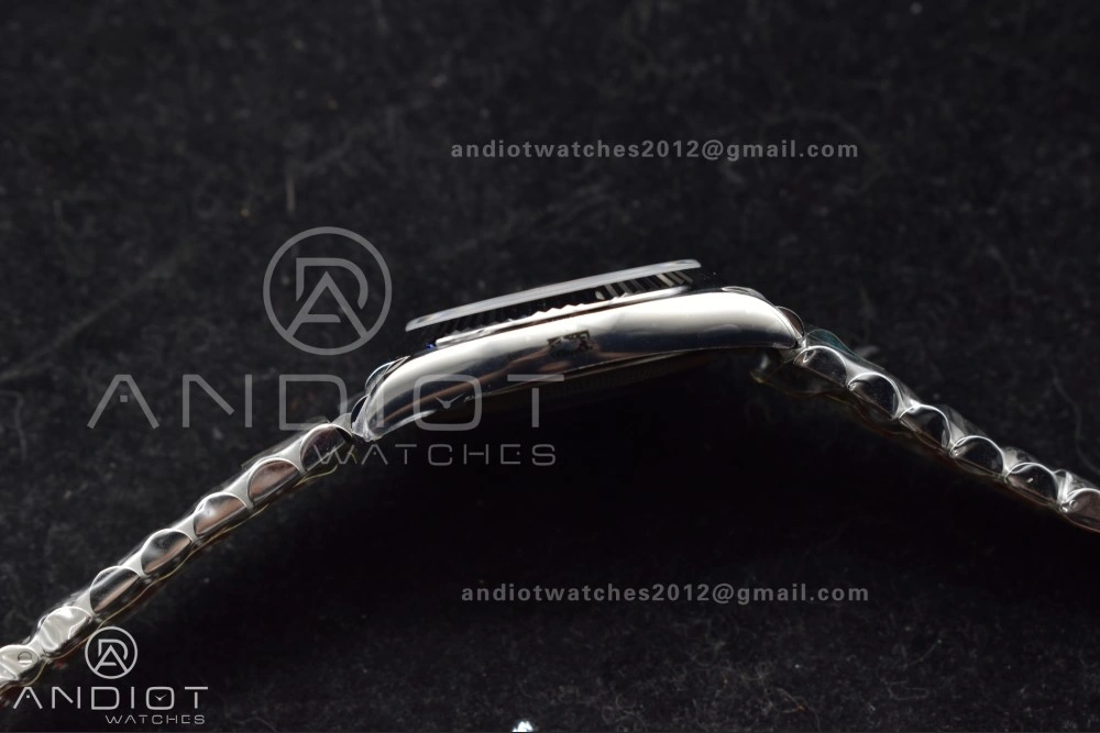 DateJust 36 126234 Clean 1:1 Best Edition 904L Steel Gray Dial Green Roman Markers on Jubilee Bracelet VR3235