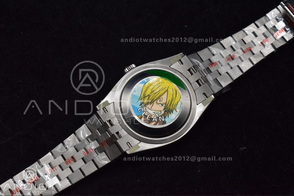 DateJust 36 126234 Clean 1:1 Best Edition 904L Steel Gray Dial Green Roman Markers on Jubilee Bracelet VR3235