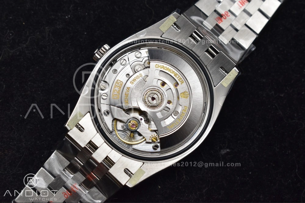 DateJust 36 126234 Clean 1:1 Best Edition 904L Steel Gray Dial Green Roman Markers on Jubilee Bracelet VR3235