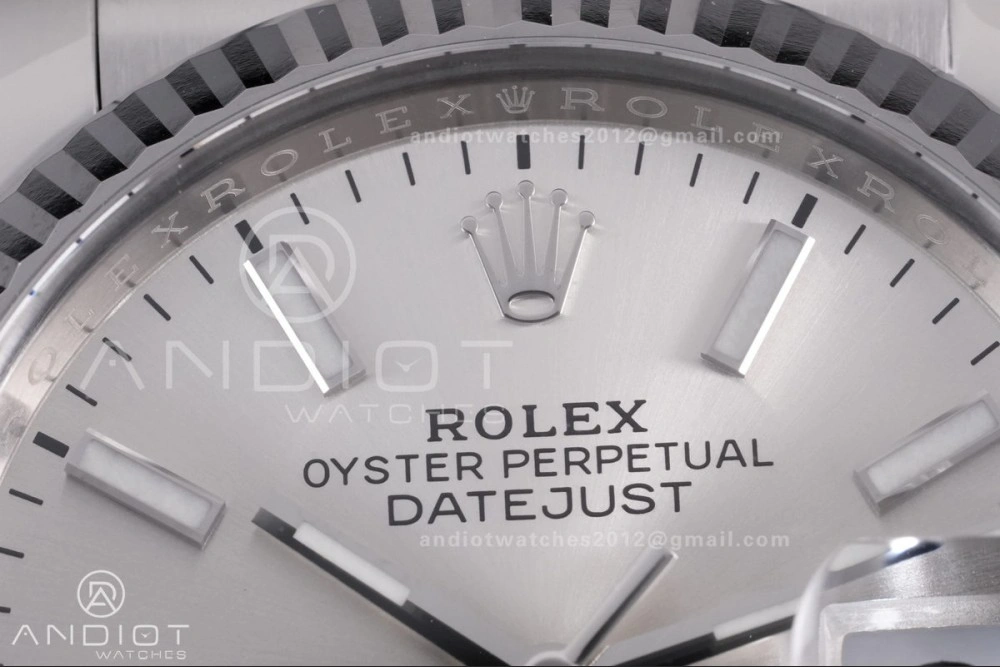 DateJust 36 126234 Clean 1:1 Best Edition 904L Steel Silver Stick Dial on Jubilee Bracelet SH3235