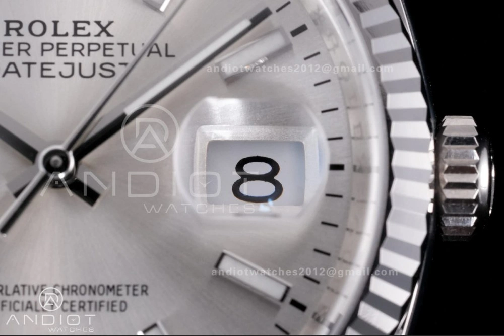 DateJust 36 126234 Clean 1:1 Best Edition 904L Steel Silver Stick Dial on Jubilee Bracelet SH3235