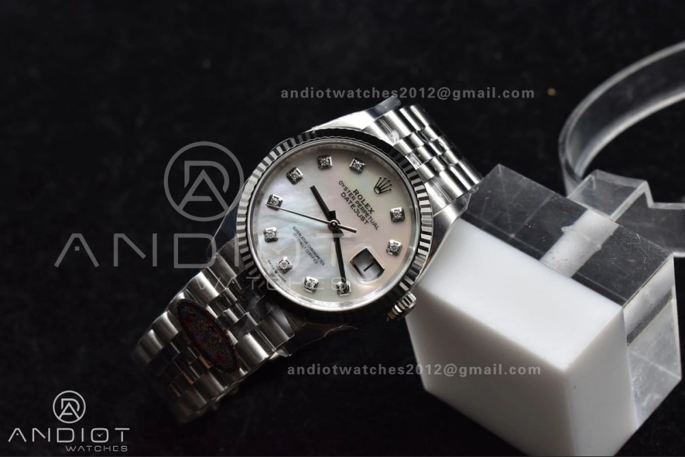 DateJust 36 126234 Clean 1:1 Best Edition 904L Steel White MOP Diamonds Dial on Jubilee Bracelet VR3235