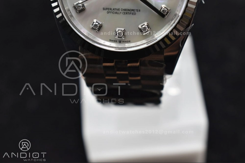 DateJust 36 126234 Clean 1:1 Best Edition 904L Steel White MOP Diamonds Dial on Jubilee Bracelet VR3235