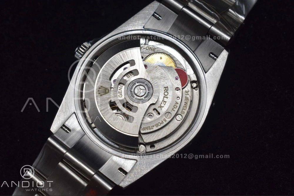 DateJust 36 DIWF 1:1 Best Edition 904L Steel Blue Diamonds Dial on Oyster Bracelet SA3235