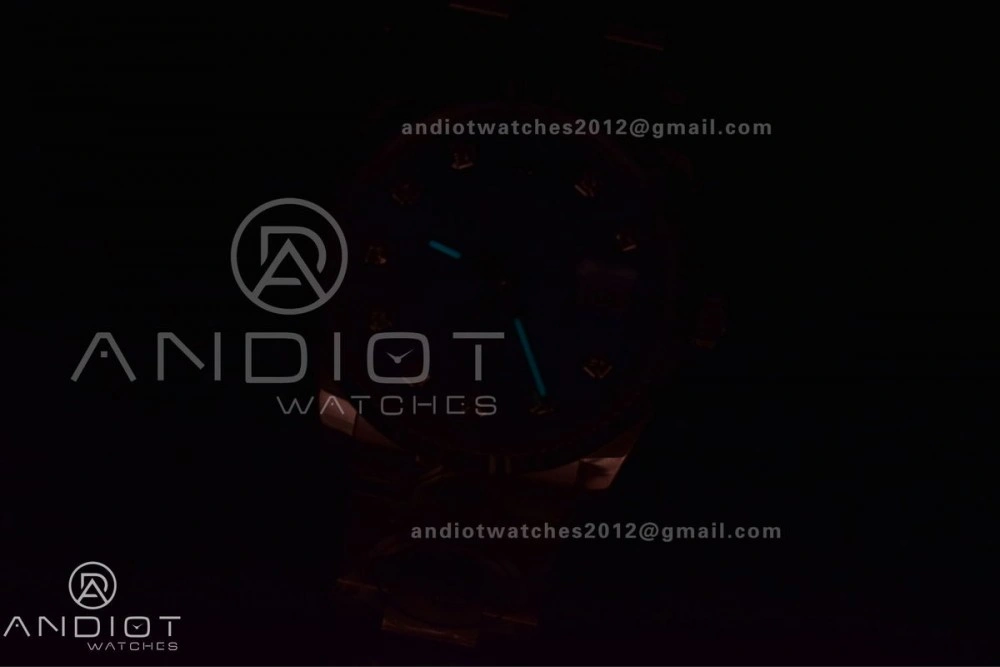 DateJust 36 DIWF 1:1 Best Edition 904L Steel Blue Diamonds Dial on Oyster Bracelet SA3235