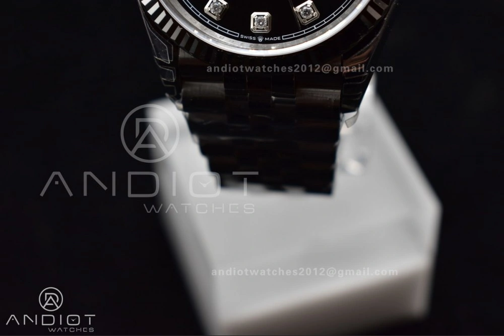 DateJust 36 SS 126234 VSF 1:1 Best Edition 904L Steel Black Diamond Dial On Jubilee Bracelet VS3235
