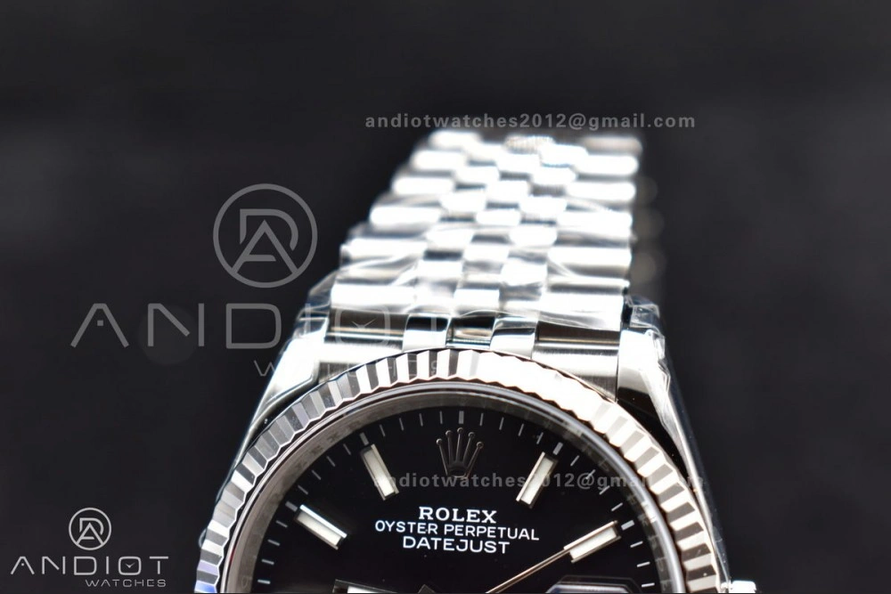 DateJust 36 SS 126234 VSF 1:1 Best Edition 904L Steel Black Stick Dial on Jubilee Bracelet VS3235