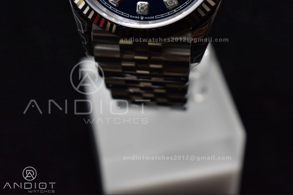 DateJust 36 SS 126234 VSF 1:1 Best Edition 904L Steel Blue Diamond Dial On Jubilee Bracelet VS3235