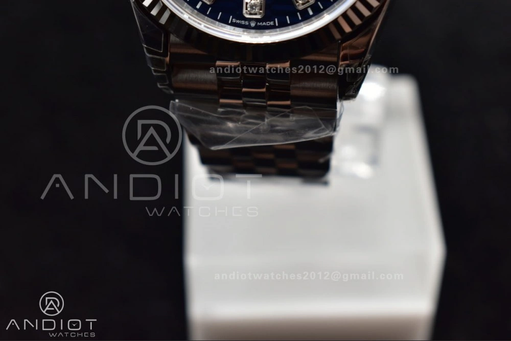 DateJust 36 SS 126234 VSF 1:1 Best Edition 904L Steel Blue Diamond Dial On Jubilee Bracelet VS3235