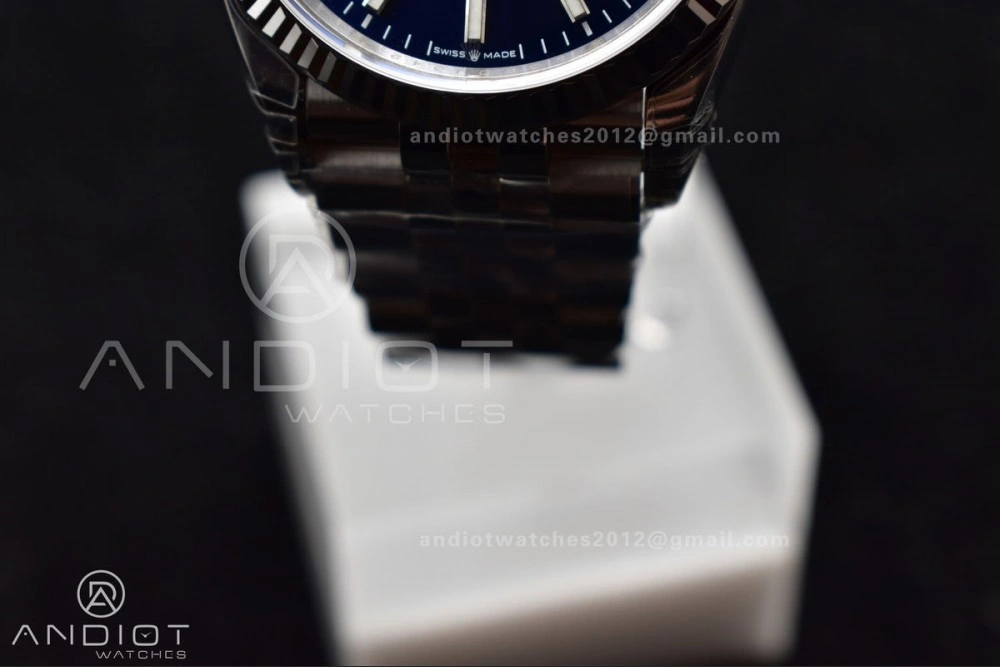 DateJust 36 SS 126234 VSF 1:1 Best Edition 904L Steel Blue Stick Dial On Jubilee Bracelet VS3235