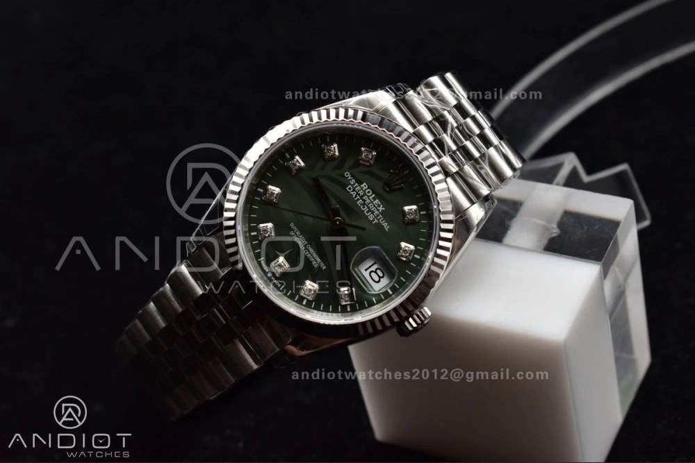 DateJust 36 SS 126234 VSF 1:1 Best Edition 904L Steel Green Diamond Dial On Jubilee Bracelet VS3235