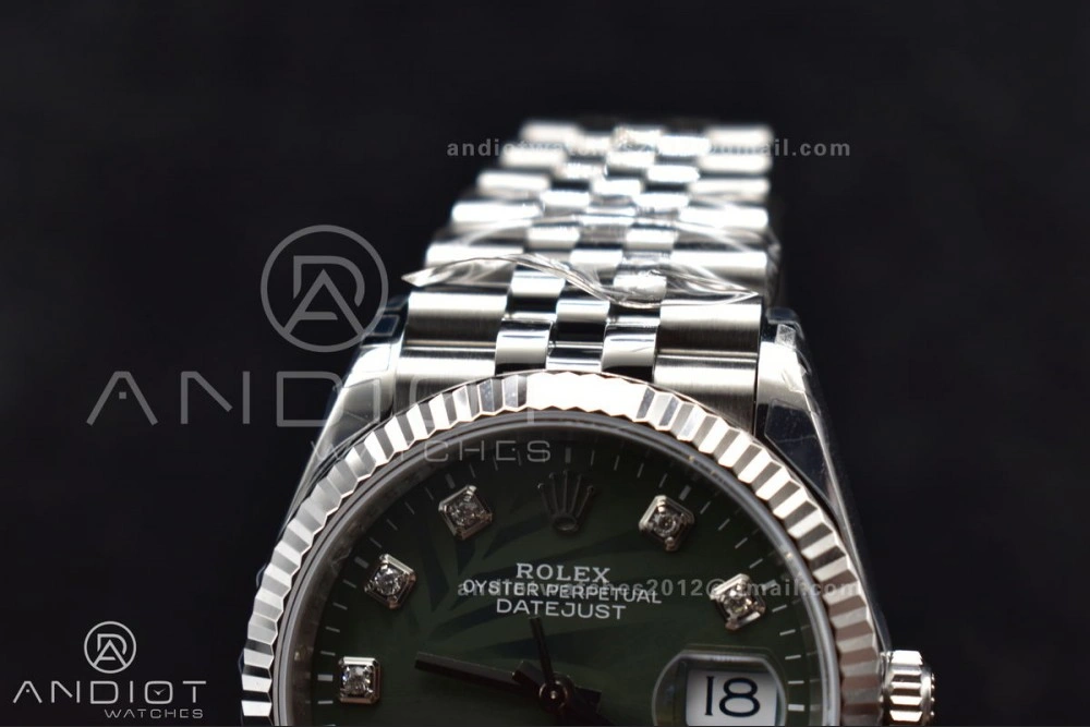 DateJust 36 SS 126234 VSF 1:1 Best Edition 904L Steel Green Diamond Dial On Jubilee Bracelet VS3235