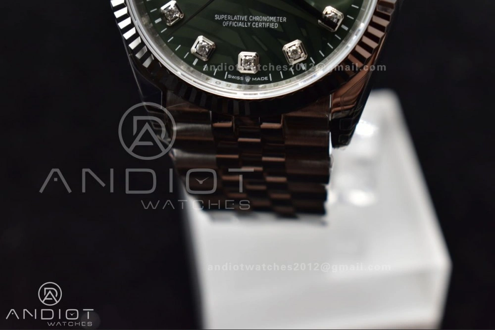 DateJust 36 SS 126234 VSF 1:1 Best Edition 904L Steel Green Diamond Dial On Jubilee Bracelet VS3235