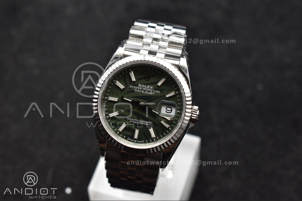 DateJust 36 SS 126234 VSF 1:1 Best Edition 904L Steel Green Leaf Dial on Jubilee Bracelet VS3235