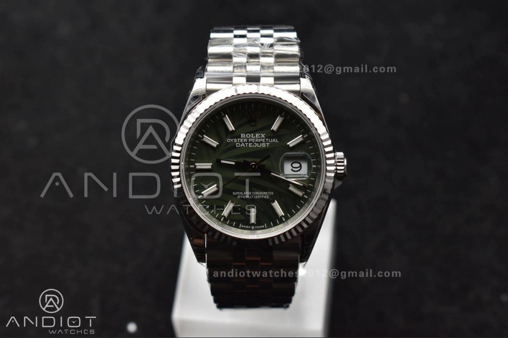 DateJust 36 SS 126234 VSF 1:1 Best Edition 904L Steel Green Leaf Dial on Jubilee Bracelet VS3235