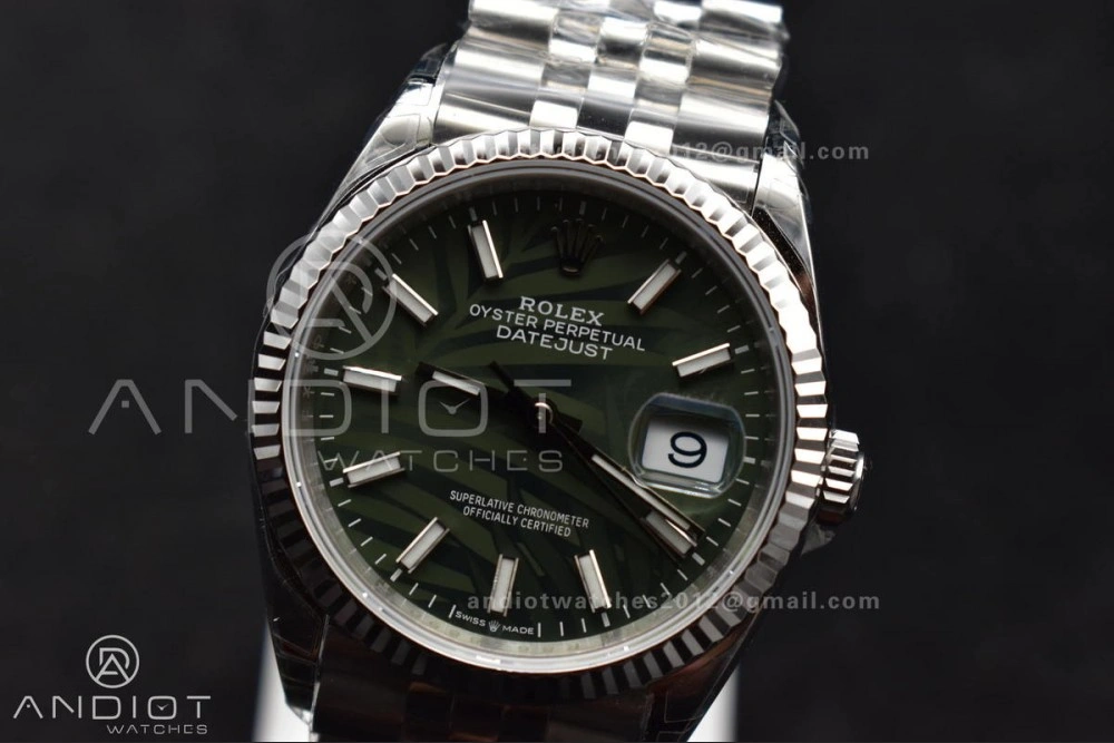 DateJust 36 SS 126234 VSF 1:1 Best Edition 904L Steel Green Leaf Dial on Jubilee Bracelet VS3235