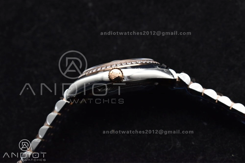 DateJust 36 SS 126281rbr VSF 1:1 Best Edition 904L Steel RG Roman Dial on Jubilee Bracelet VS3235