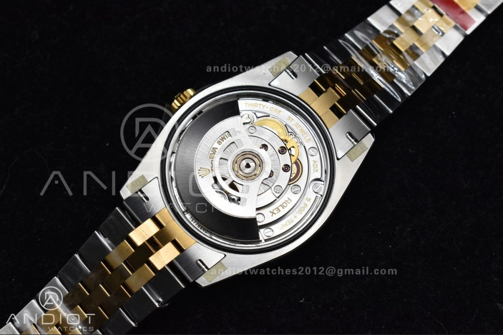 DateJust 36 SS 126283rbr VSF 1:1 Best Edition 904L Steel YG Textured Dial on Jubilee Bracelet VS3235