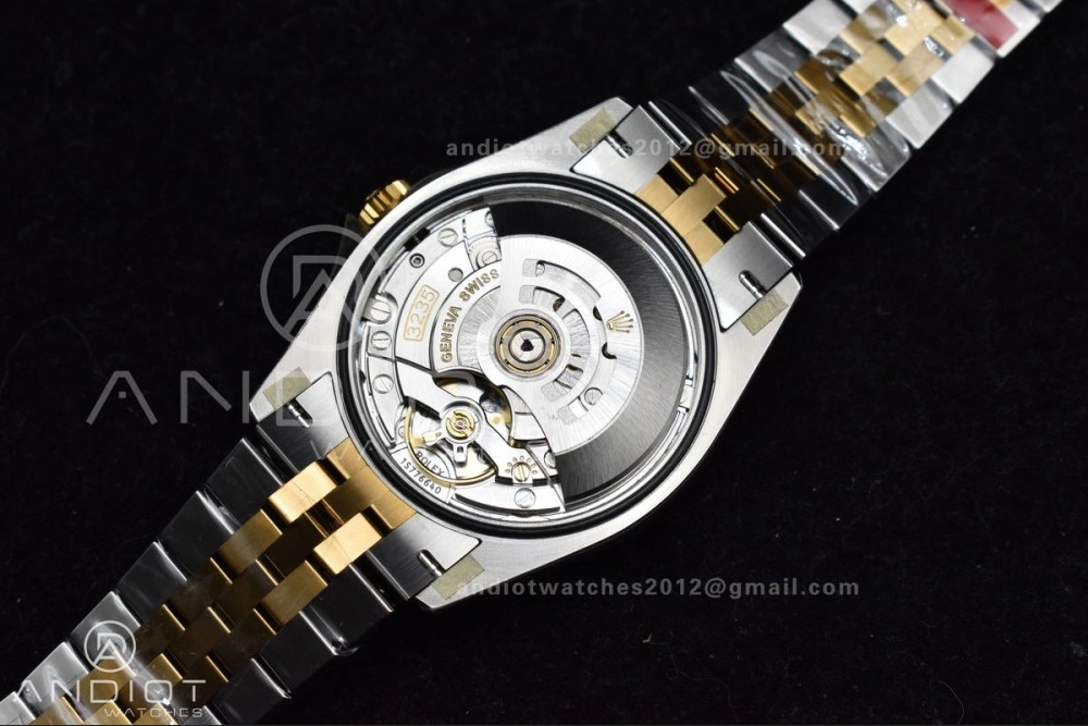 DateJust 36 SS 126283rbr VSF 1:1 Best Edition 904L Steel YG Textured Diamonds Dial on Jubilee Bracelet VS3235