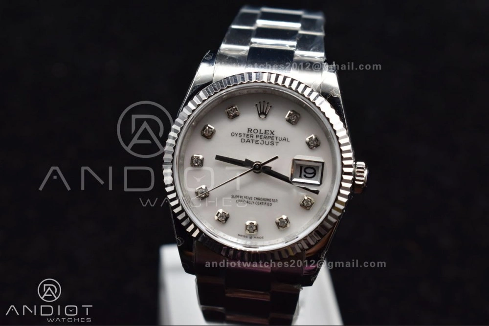 DateJust 36 SS BPF 1:1 Best Edition 316F Steel Oyster Diamond Dial On Jubilee Bracelet A2836