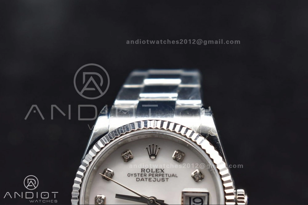 DateJust 36 SS BPF 1:1 Best Edition 316F Steel Oyster Diamond Dial On Jubilee Bracelet A2836