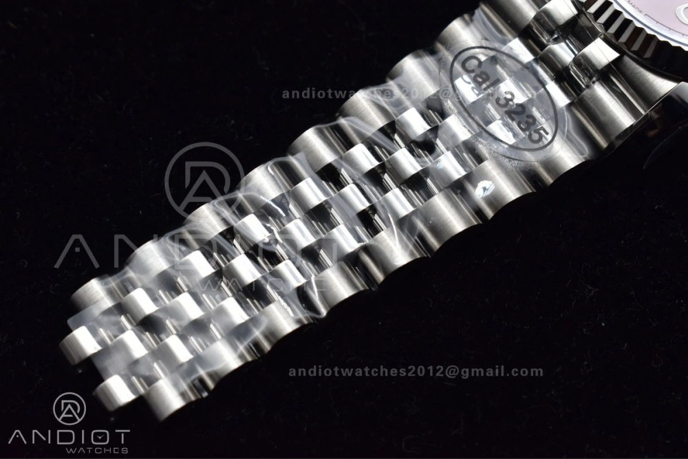 DateJust 36 SS DIWF 1:1 Best Edition 904L Steel Pink Arabic Dial on Jubilee Bracelet SA3235