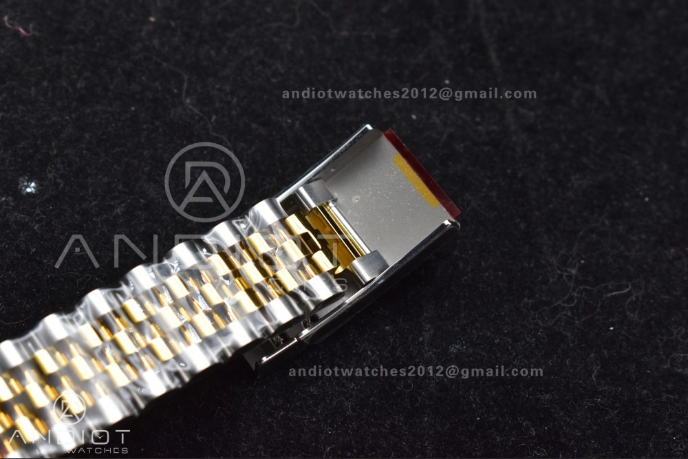 DateJust 36 SS RG 126231 VSF 1:1 Best Edition 904L Steel Gray Dial Green Roman Marker on Jubilee Bracelet VS3235