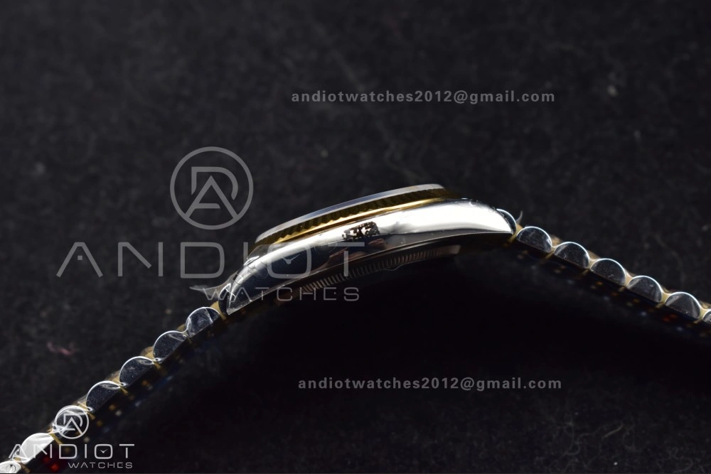 DateJust 36 SS RG 126231 VSF 1:1 Best Edition 904L Steel Gray Dial Green Roman Marker on Jubilee Bracelet VS3235