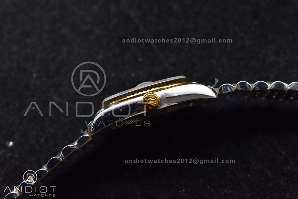 DateJust 36 SS RG 126231 VSF 1:1 Best Edition 904L Steel Gray Dial Green Roman Marker on Jubilee Bracelet VS3235